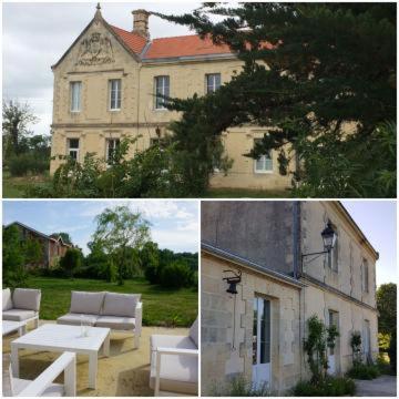 Chateau Bernon Maison D Hotes - Piscine Et Spa Queyrac Exterior photo